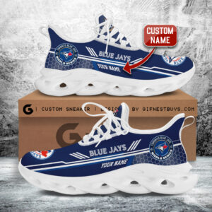 Personalized Toronto Blue Jays WinCraft 2025 American League Champions Max Soul Sneaker - TANTN18800