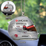 Scuderia Ferrari Las Vegas x Lewis Hamilton Custom shape 2-sided Acrylic Car Ornament - TANTN18803