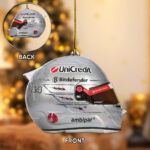 Scuderia Ferrari Las Vegas x Lewis Hamilton Custom Shape 2-sided Acrylic Ornament – TANTN18804