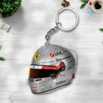 Scuderia Ferrari Las Vegas x Lewis Hamilton Custom Shape 2-sided Keychain - TANTN18810