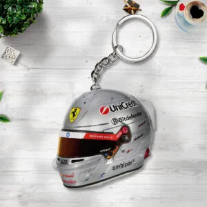 Scuderia Ferrari Las Vegas x Lewis Hamilton Custom Shape 2-sided Keychain - TANTN18810