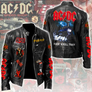 AC/DC Motorcycle Leather Jacket - TANTN18873