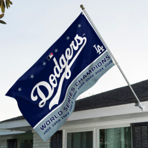 Los Angeles Dodgers World Series 2025 3D Double-side House Flag - TANTN18898