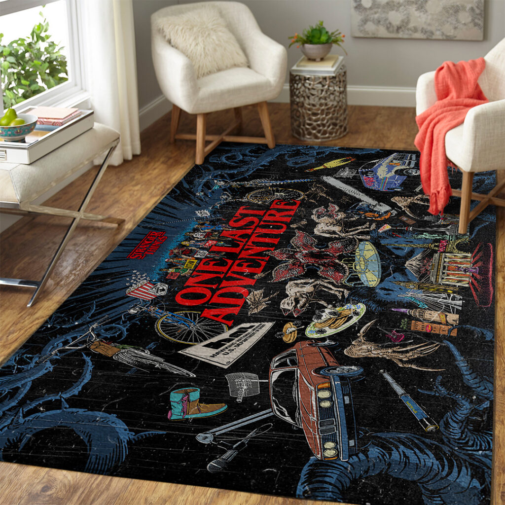 Stranger Things Rectangular Rug – TANTN18997 | Gifnestbuys