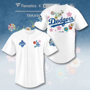 Takashi Murakami x Los Angeles Dodgers World Series Champions 2025 Baseball Jersey - TANTN18370