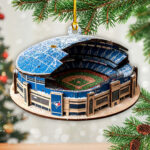 Toronto Blue Jays 2025 American League Champions Custom Shape 2-sided Acrylic Ornament – HOATT14524