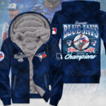 Toronto Blue Jays 2025 American League Champions 3D Fleece Zip Hoodie - MAITM13808
