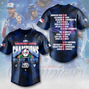 Toronto Blue Jays 2025 American League Champions Baseball Jersey - MAITM13739