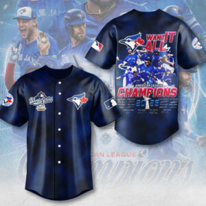 Toronto Blue Jays 2025 American League Champions Baseball Jersey - MAITM13822