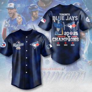 Toronto Blue Jays 2025 American League Champions Baseball Jersey - MAITM13837