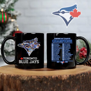 Toronto Blue Jays 2025 American League Champions Ceramic Mug - HOATT14594