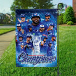 Toronto Blue Jays 2025 American League Champions Double-side Garden Flag - HOATT14591