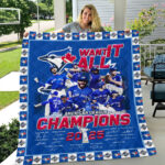 Toronto Blue Jays 2025 American League Champions Quilt Blanket - MAITM13772