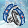 Toronto Blue Jays 2025 American League Champions Custom Alloy Ring - HOATT14279