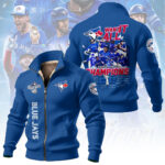 Toronto Blue Jays 2025 American League Champions Thick Knit Fleece Jacket - MAITM13906