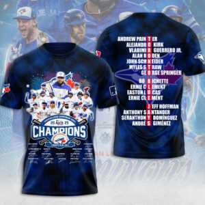 Toronto Blue Jays 2025 American League Champions 3D Apparel - MAITM13710