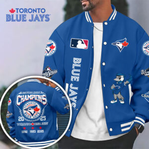 Toronto Blue Jays 2025 American League Champions Varsity Jacket - HOATT14831