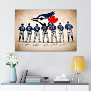 Toronto Blue Jays Rectangle Canvas With Inner Frame - MAITM13662