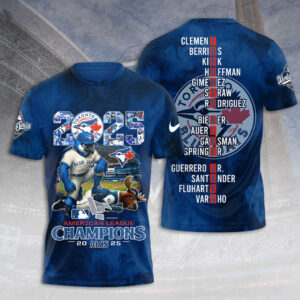 Toronto Blue Jays  2025 American League Champions 3D Apparel - TANTN18267