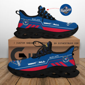Toronto Blue Jays WinCraft 2025 American League Champions Max Soul Sneaker - TANTN18639