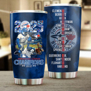 Toronto Blue Jays  2025 American League Champions Tumbler Cup - TANTN18268