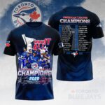 Toronto Blue Jays 2025 American League Champions 3D Apparel – HOATT14518