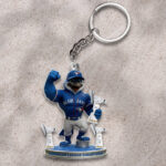 Toronto Blue Jays Custom Shape 2-sided Keychain - TMTHU2260
