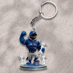 Toronto Blue Jays Custom Shape 2-sided Keychain - TMTHU2260