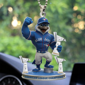 Toronto Blue Jays Custom shape 2-sided Acrylic Car Ornament - TMTHU2214