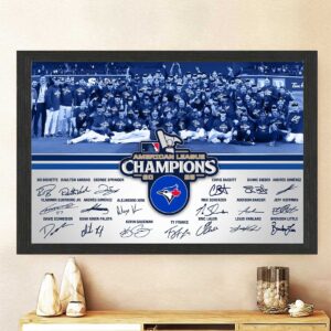 Toronto Blue Jays Rectangle Canvas With Inner Frame - TMTHU2354