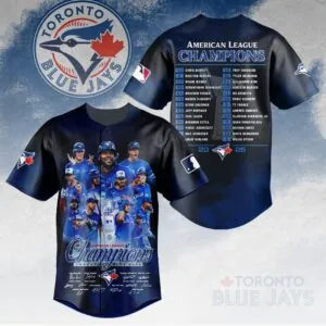 Toronto Blue Jays 2025 American League Champions Baseball Jersey - HOATT14539
