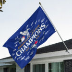 Toronto Blue Jays 2025 American League Champions 3D Double-side House Flag - HOATT14308