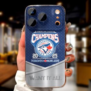 Toronto Blue Jays 2025 American League Champions Phone Case – HOATT14622
