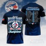 Toronto Blue Jays 2025 American League Champions 3D Apparel – HOATT14547
