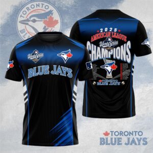 Toronto Blue Jays 2025 American League Champions 3D Apparel - HOATT14808