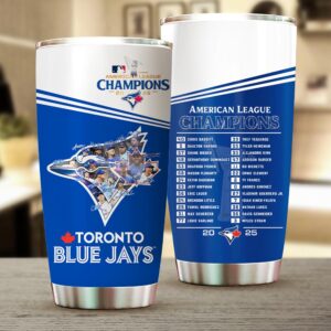 Toronto Blue Jays 2025 American League Champions Tumbler Cup - HOATT14562