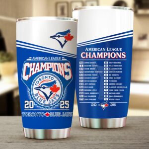 Toronto Blue Jays 2025 American League Champions Tumbler Cup - HOATT14574