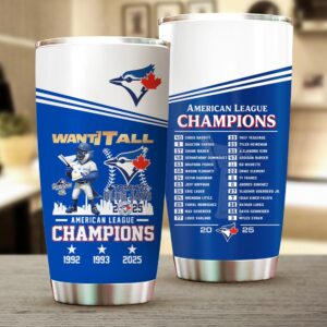 Toronto Blue Jays 2025 American League Champions Tumbler Cup - HOATT14627