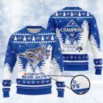 Toronto Blue Jays 2025 American League Champions Ugly Sweater – HOATT14799