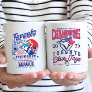 Toronto Blue Jays WinCraft 2025 American League Champions Ceramic Mug - TANTN18629
