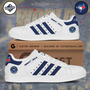 Toronto Blue Jays WinCraft 2025 American League Champions Custom SS Shoes - TANTN18637