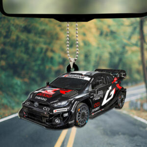 Toyota Gazoo Racing WRT 2025 World Rally Champions Custom shape 2-sided Acrylic Car Ornament - TANTN19004