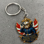 US Marine Corps 2025 Custom Shape 2-sided Keychain - MAITM13747