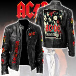AC/DC Motorcycle Leather Jacket - TMTHU2387
