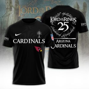 Arizona Cardinals x The Lord of The Rings 25 Years 3D Apparel - TANTN19553