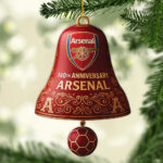 Arsenal FC 140th Anniversary Custom Shape 2-sided Acrylic Ornament – MAITM13970