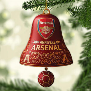 Arsenal FC 140th Anniversary Custom Shape 2-sided Acrylic Ornament – MAITM13970