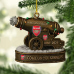 Arsenal FC 140th Anniversary Custom Shape 2-sided Acrylic Ornament – MAITM13971