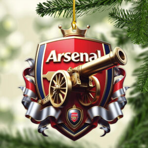 Arsenal FC Custom Shape 1-sided Acrylic Ornament – MAITM8434