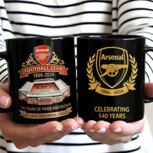 Arsenal FC 140 Years Ceramic Mug - MAITM14135